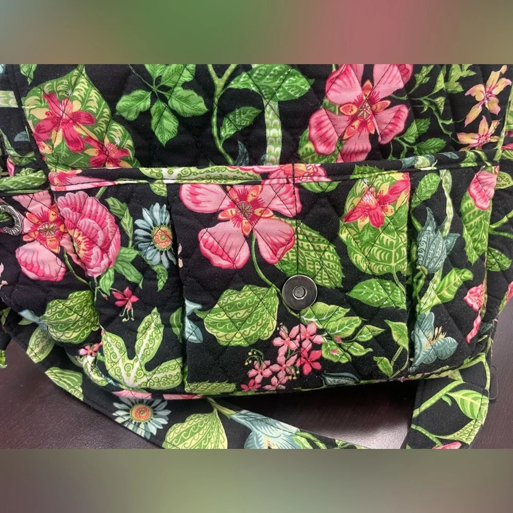 Vera Bradley Botanica Purse & Matching Wallet - Picture 5 of 9